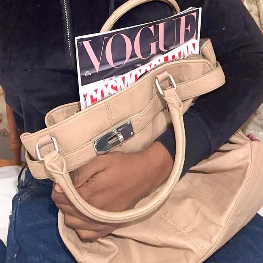 firkin vintage bag 2000s dusty pink medium size