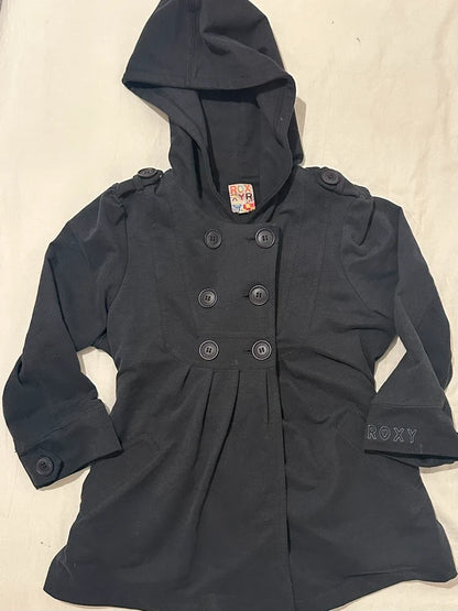 vintage 2000s roxy peacoat hoodie jacket