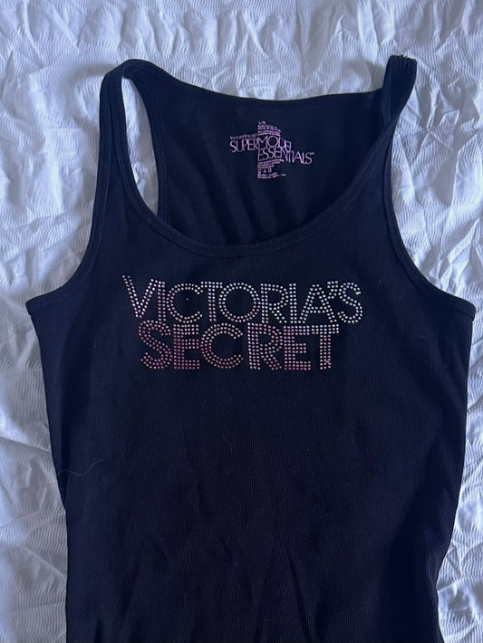 victoria's secret supermodels essentials tank top vintage 2000s