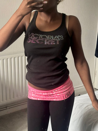 victoria's secret supermodels essentials tank top vintage 2000s