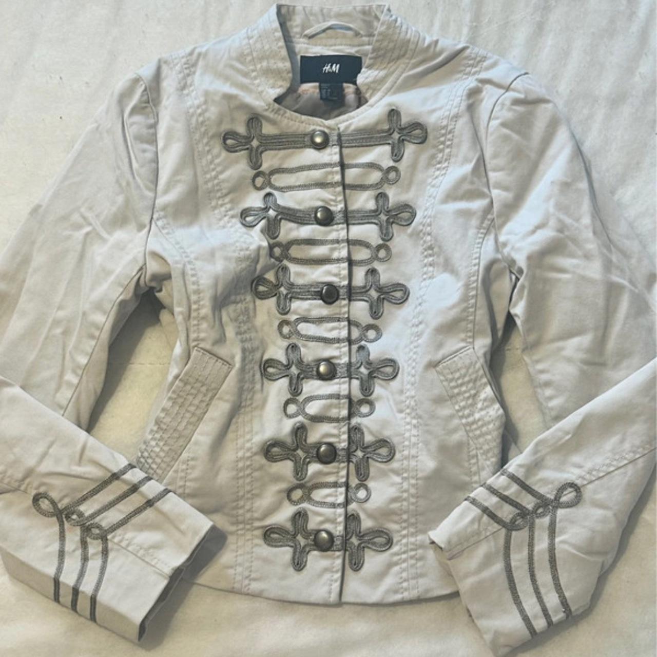 grey deadstock napoleon military jacket