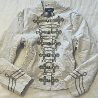 grey deadstock napoleon military jacket