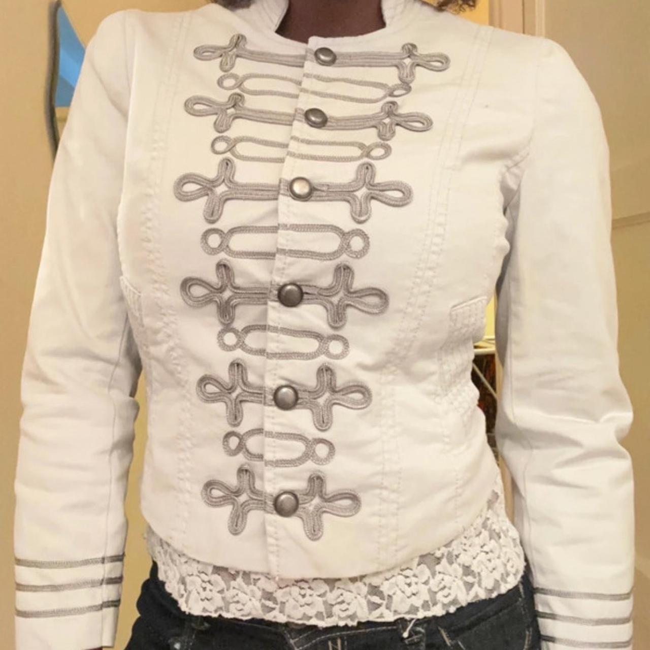 grey deadstock napoleon military jacket