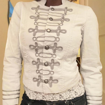 grey deadstock napoleon military jacket