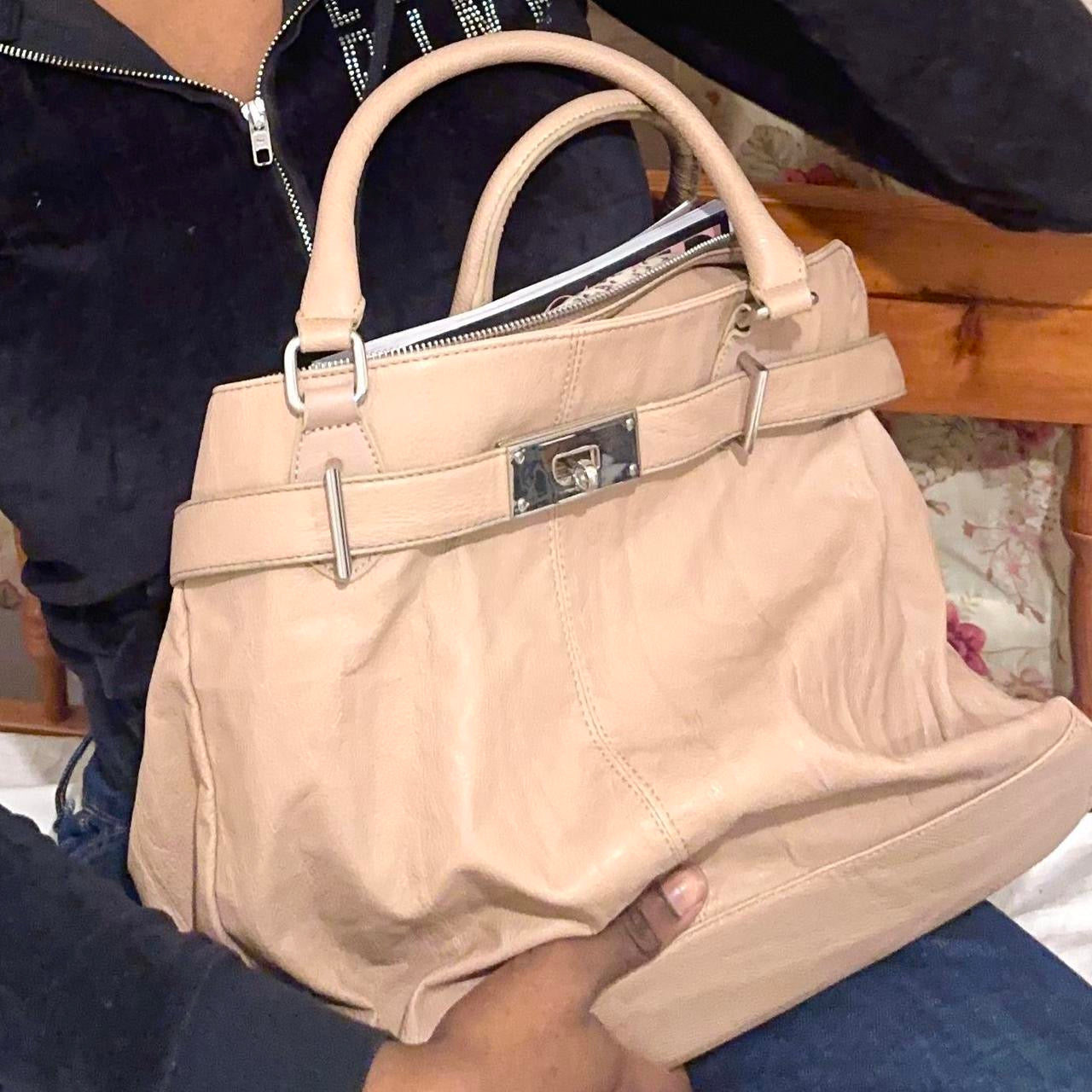 firkin vintage bag 2000s dusty pink medium size