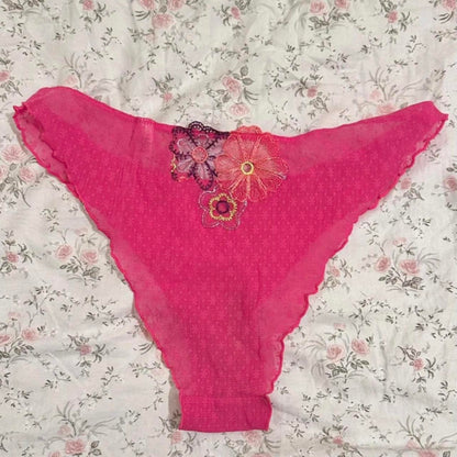 vintage y2k victoria’s secret mesh floral cami s